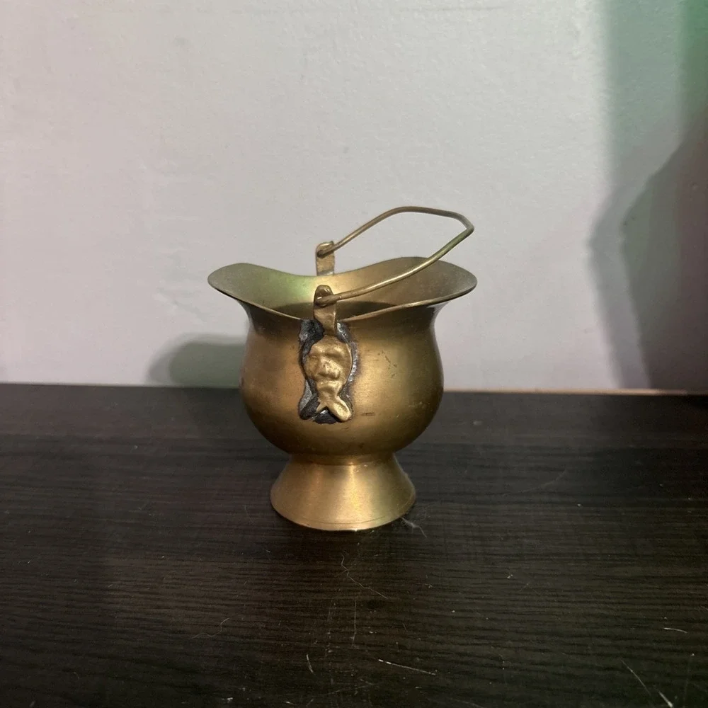 Solid Brass Scuttle Bucket